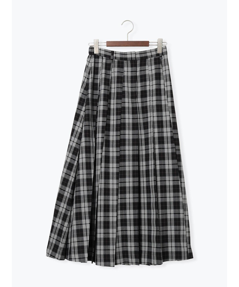 Te chichi チェックアソートロングプリーツスカート 
