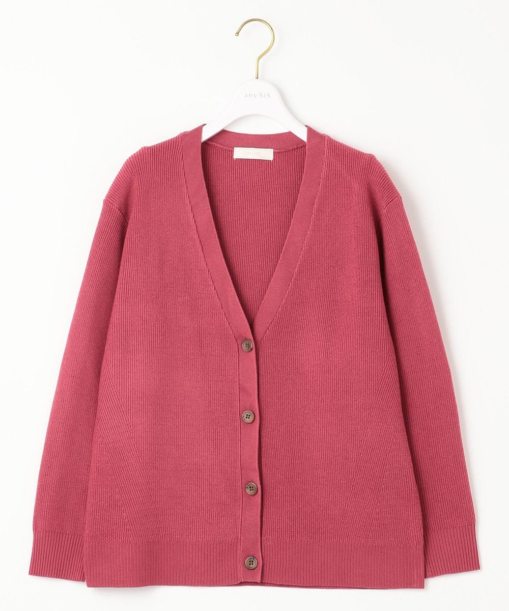 ANY SIS 【洗える】彩色兼美 カーディガン 
