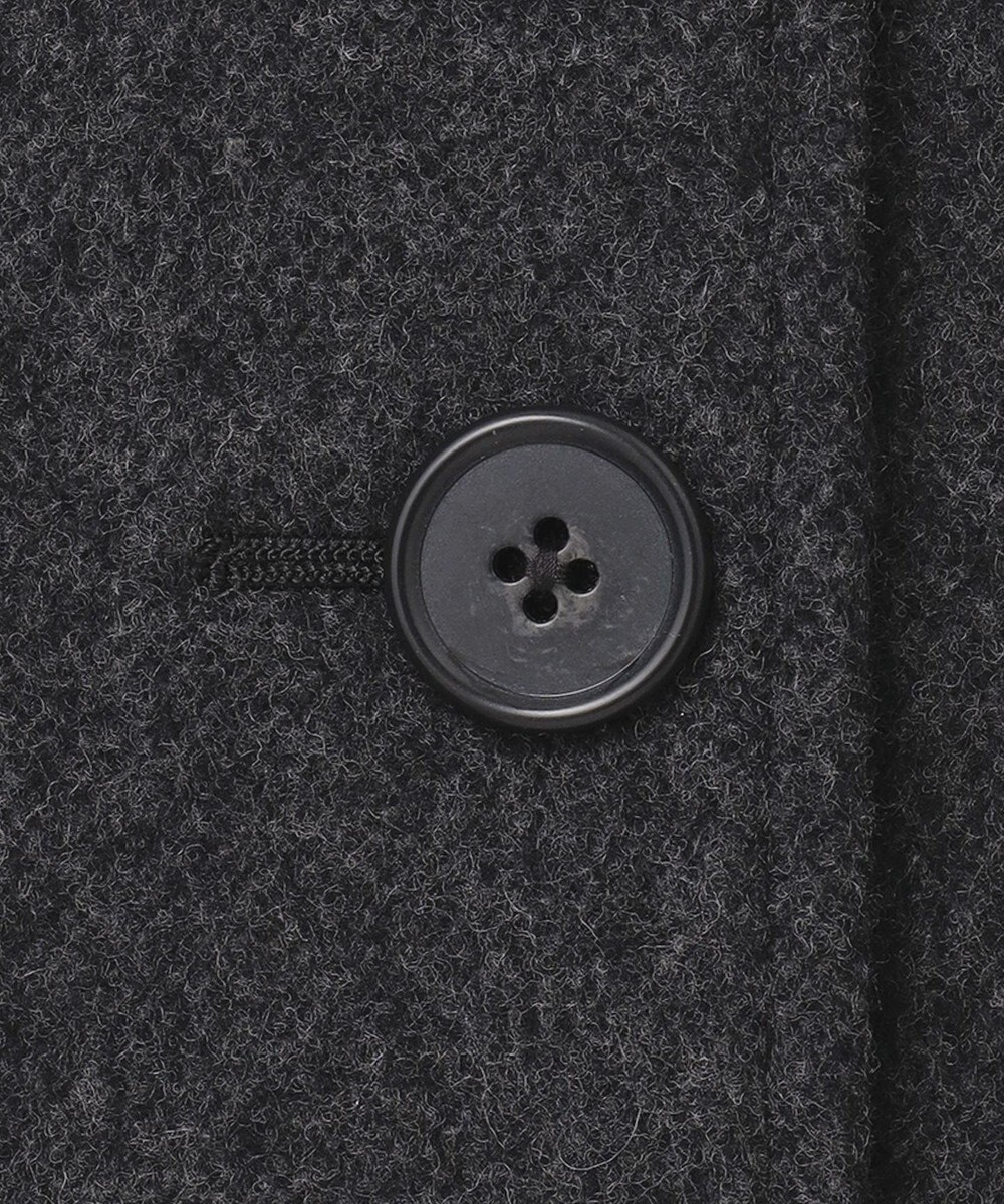 J.PRESS LADIES L ショートビーバー スタンドカラー コート 