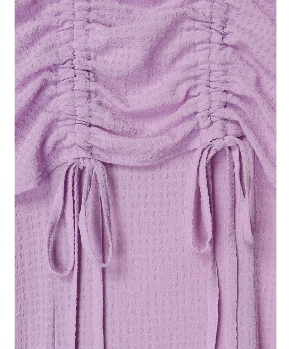 earth music&ecology ＳＥＴ２点パフスリーブブラウス＋キャミワンピース 