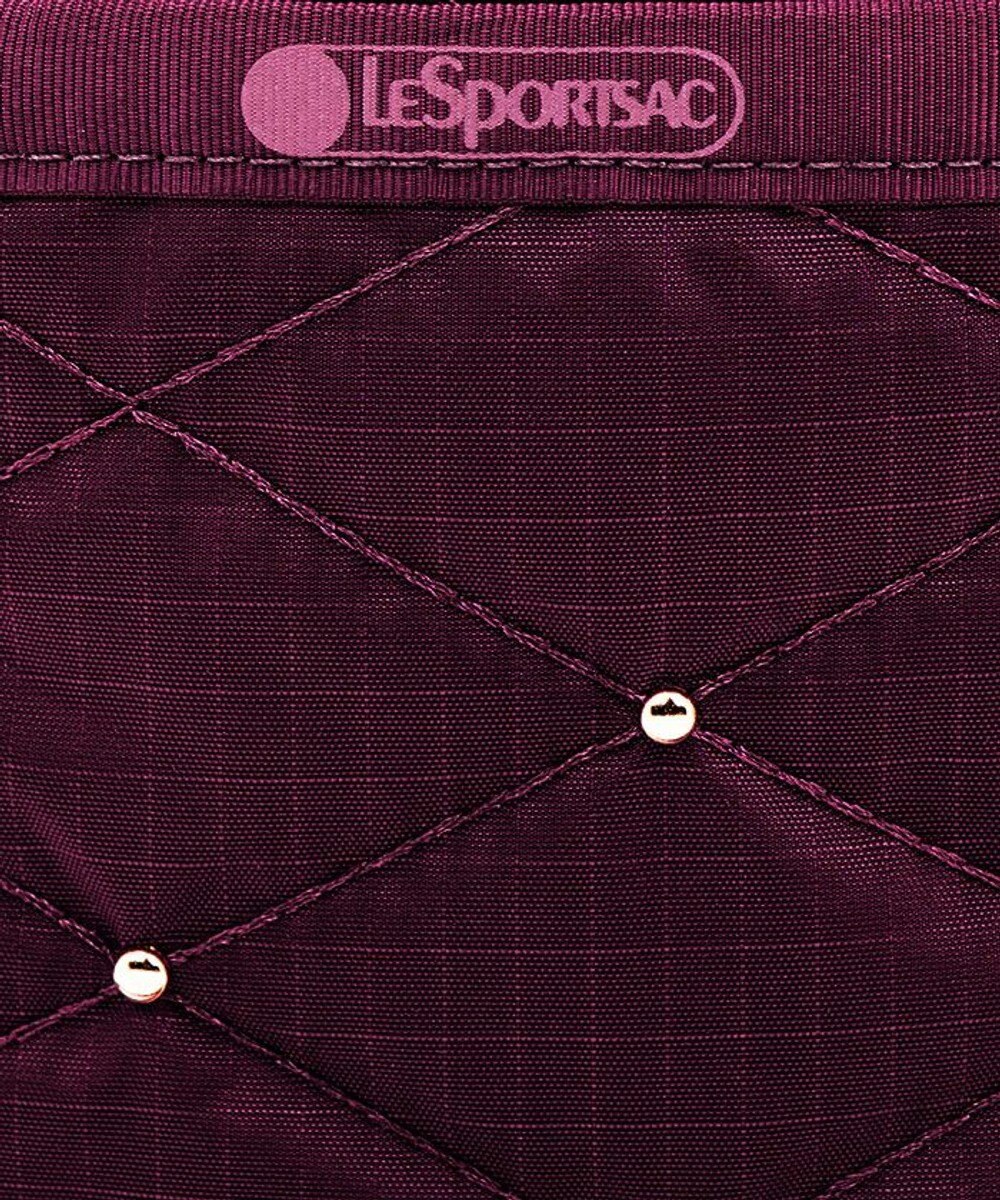 LeSportsac TH MINI CROSSBODY/ワインキルトスタッズ 