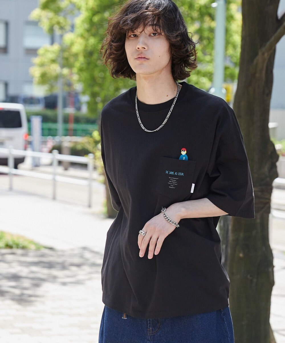 WEGO 【ユニセックス着用ITEM/手洗い可/MLサイズ】CITY　BOYS　ポケットT（S） 