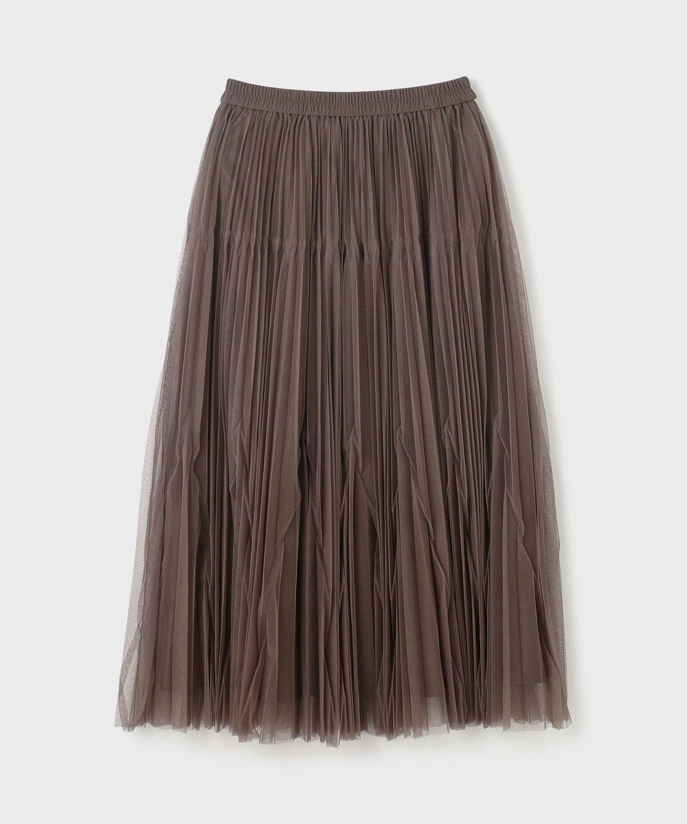 GRACE CONTINENTAL チュールマチプリーツスカート 