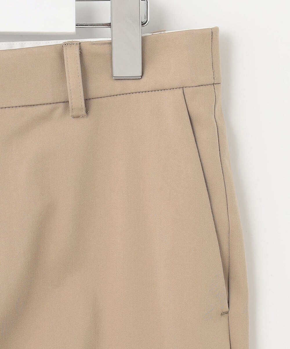 自由区 【XXSサイズ～/接触冷感/洗える】サテンストレッチ テーパードパンツ 