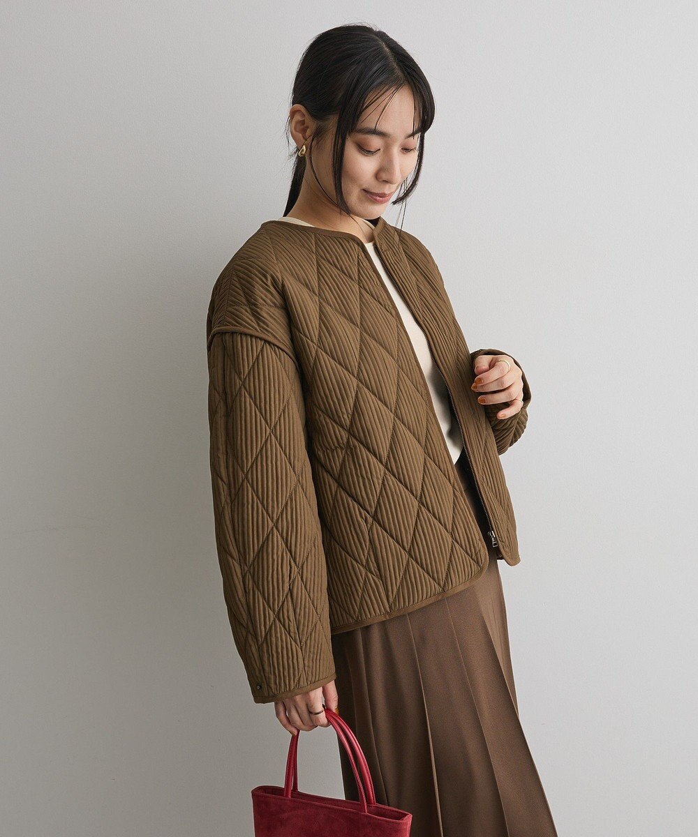 CRAFT STANDARD BOUTIQUE キルティングパイピングブルゾン 