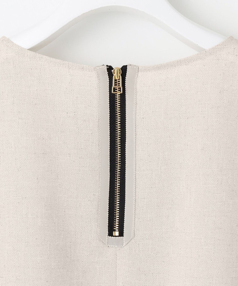 自由区 L 【カタログ掲載・洗える】ラスティックメッシュドルマンスリーブ Tブラウス 