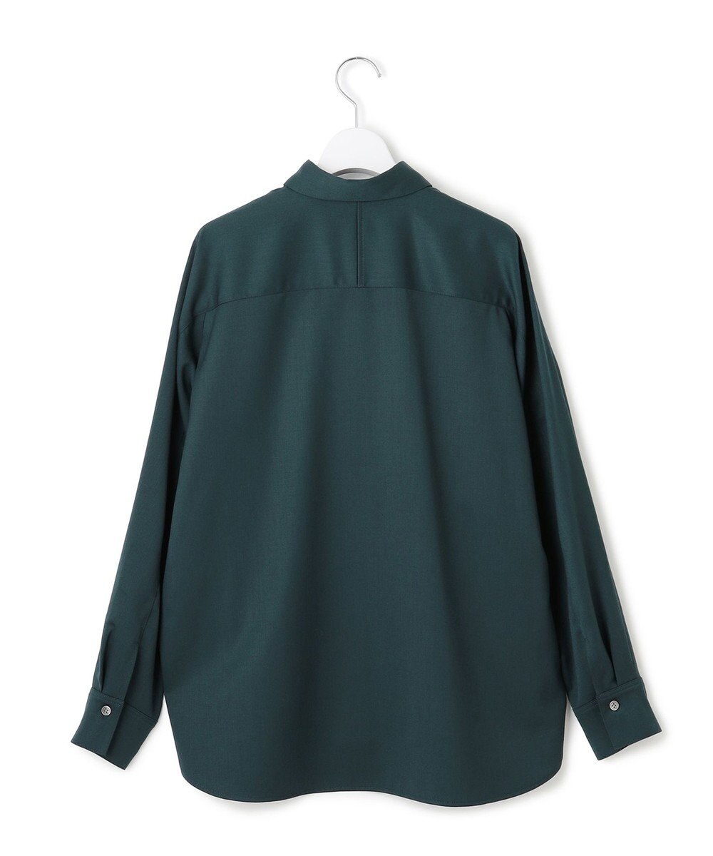 23区 【滝沢眞規子さん着用/洗える】メリノウールサテン 2WAYドルマンスリーブシャツ 