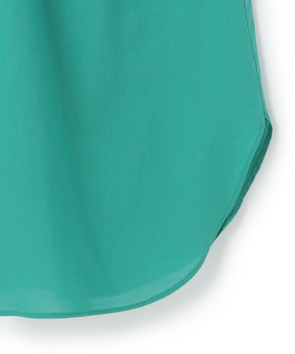 23区 【SLOW/洗える】コットンローン バンドカラー ブラウス 