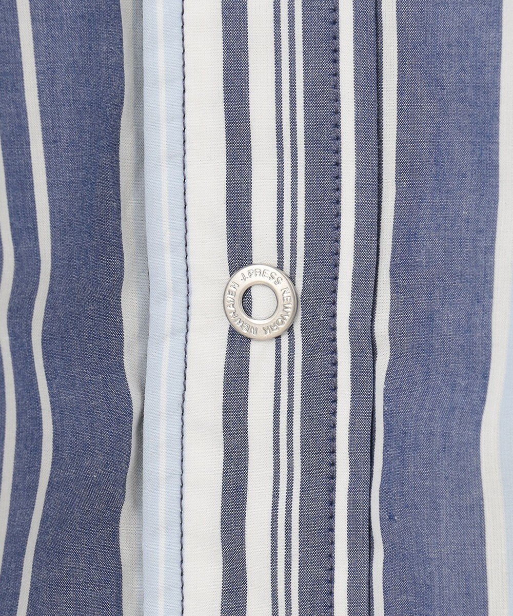 J.PRESS MEN バンドカラーリバーシブル シャツブルゾン 