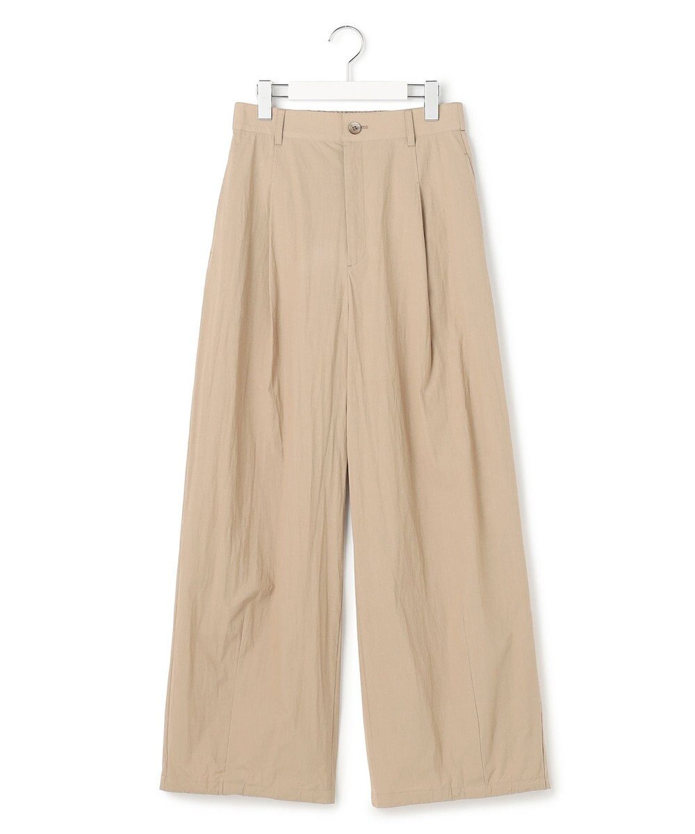 23区 【先行予約/SLOW/一部店舗限定】コットンナイロンタイプライター ワイドカーブ バギー パンツ 