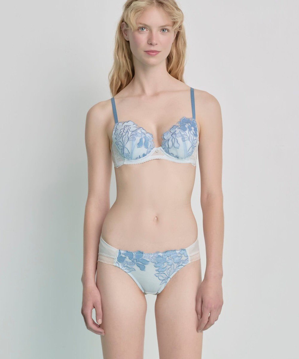 une nana cool 【ベロアのレースが特別感を演出】クリスマスモチーフブラ 