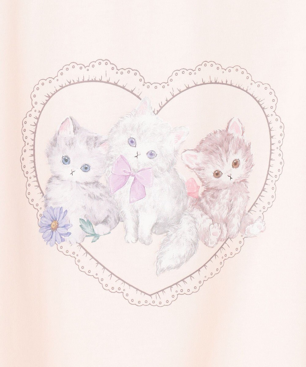 ANY KIDS ネックレス付き ネコTシャツ 