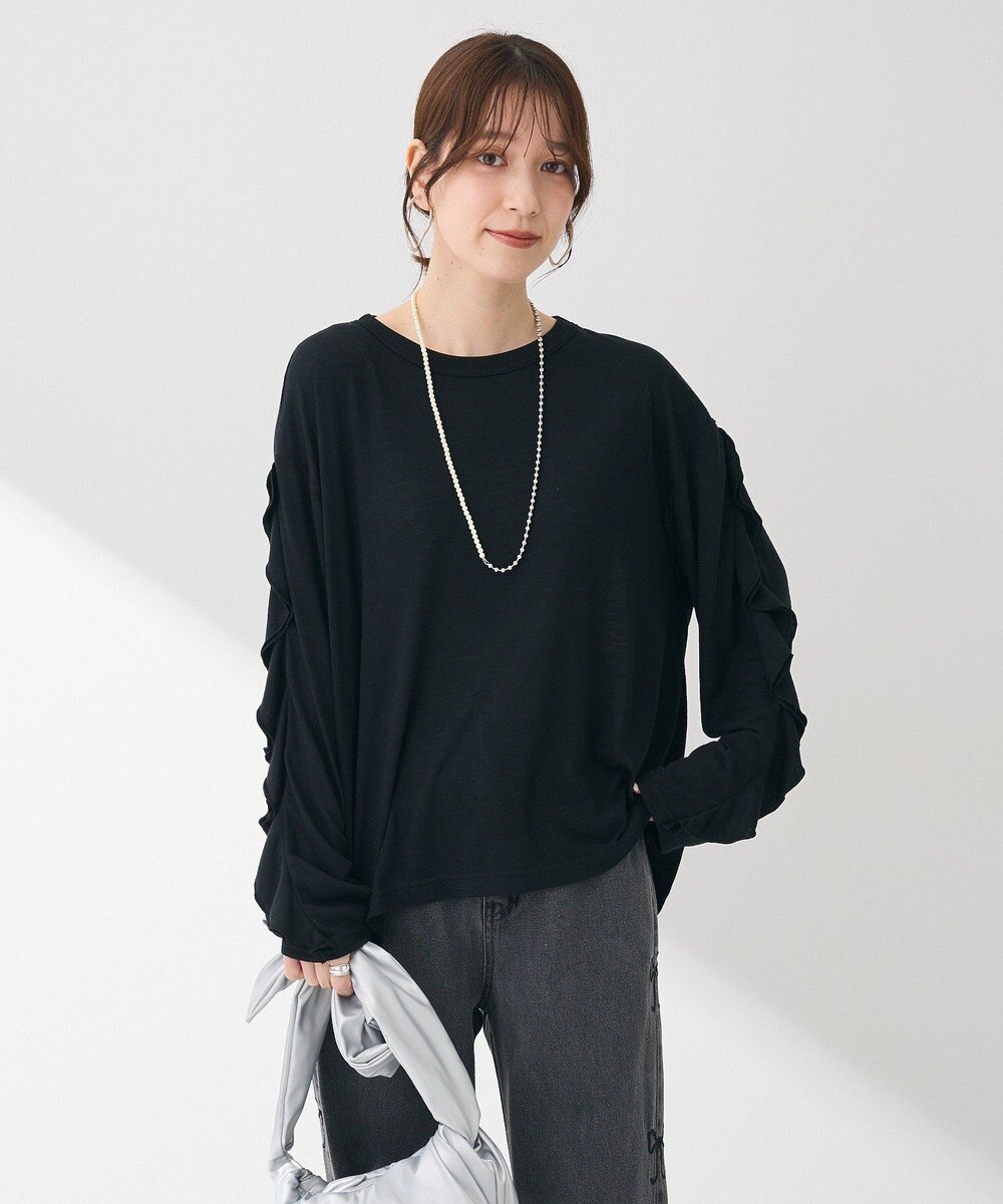 Green Parks ・ＳＵＧＡＲ　ＳＰＯＯＮ　ラッフルスリーブロンＴＥＥ 