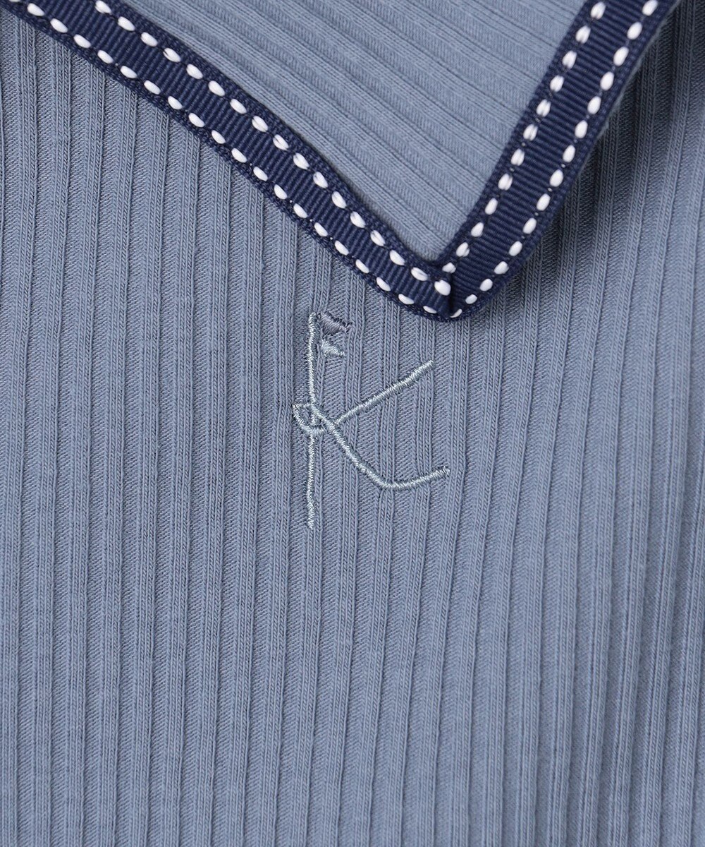 組曲 KIDS 【150-160㎝】セーラーカラー リブトップス 