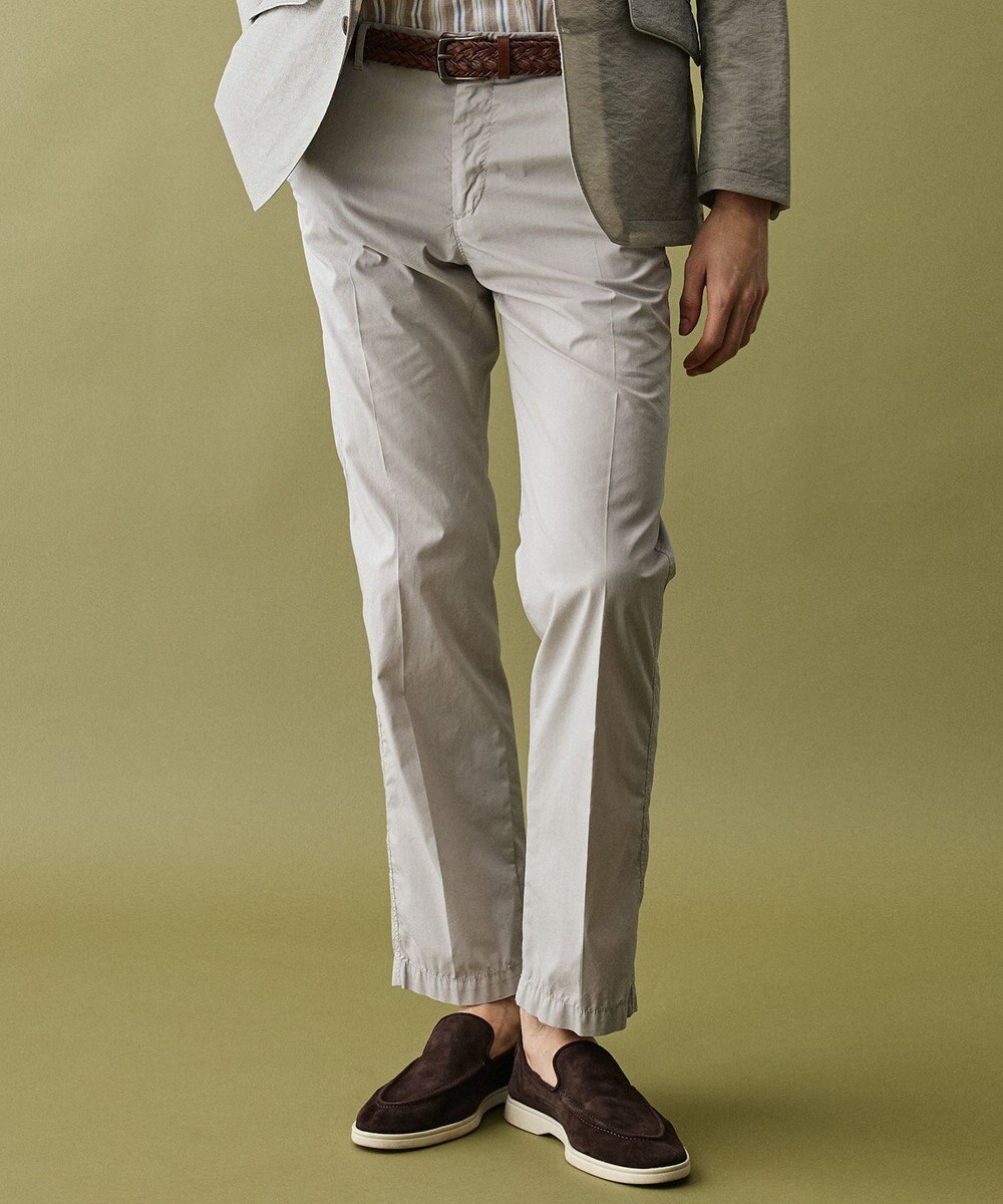 JOSEPH ABBOUD 【ウエストも伸びる!/JAPANファブリック】ヴィンテージコットン ストレッチ パンツ 