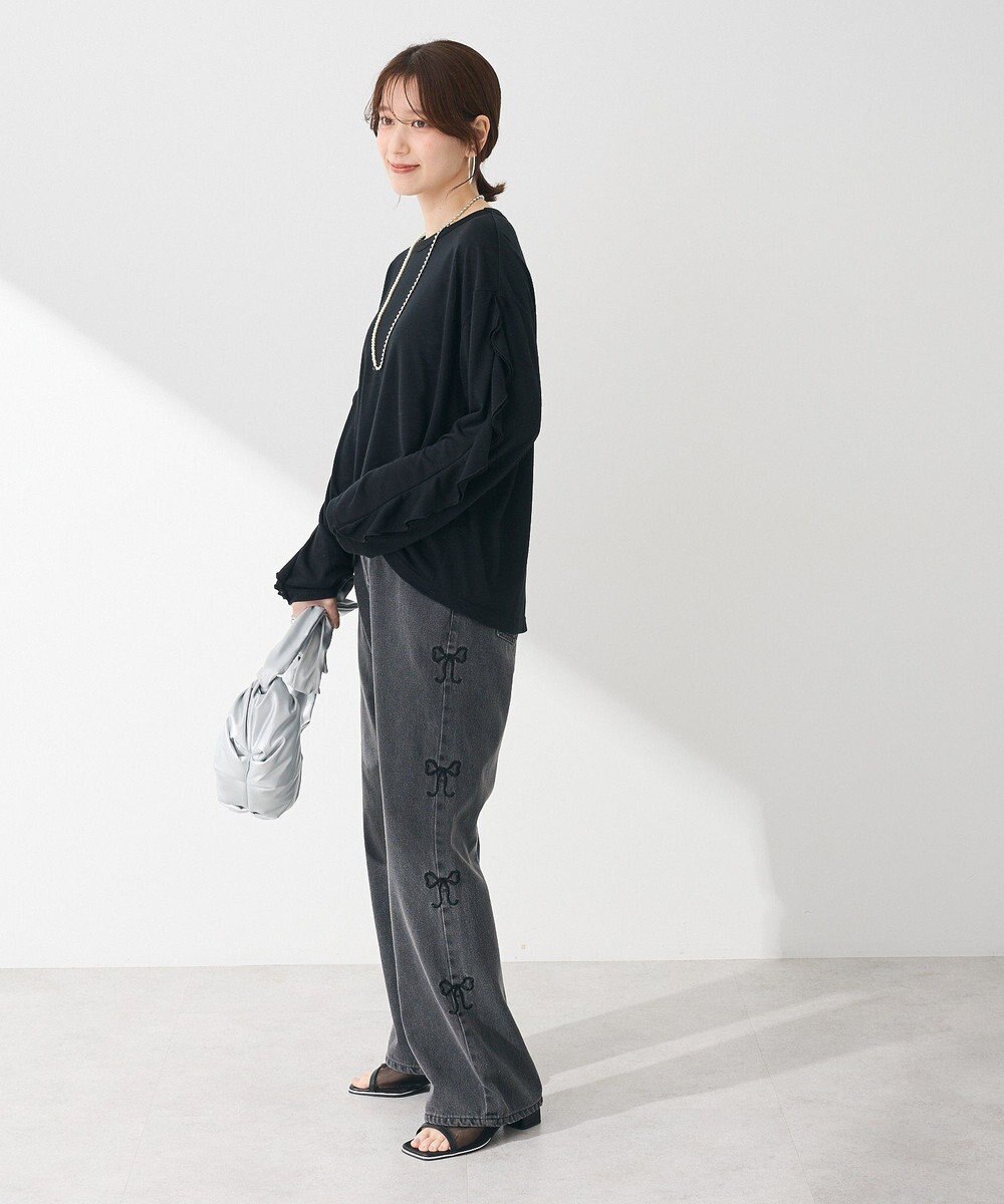 Green Parks ・ＳＵＧＡＲ　ＳＰＯＯＮ　ラッフルスリーブロンＴＥＥ 