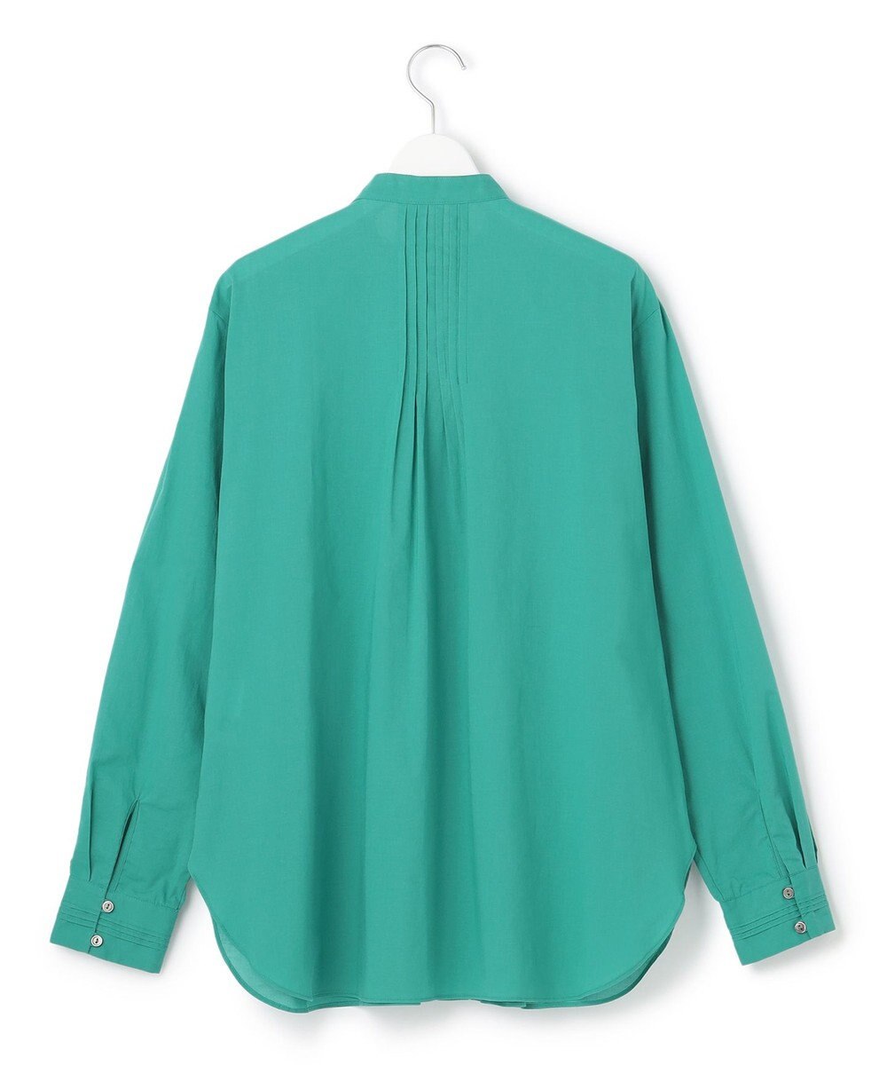 23区 【SLOW/洗える】コットンローン バンドカラー ブラウス 