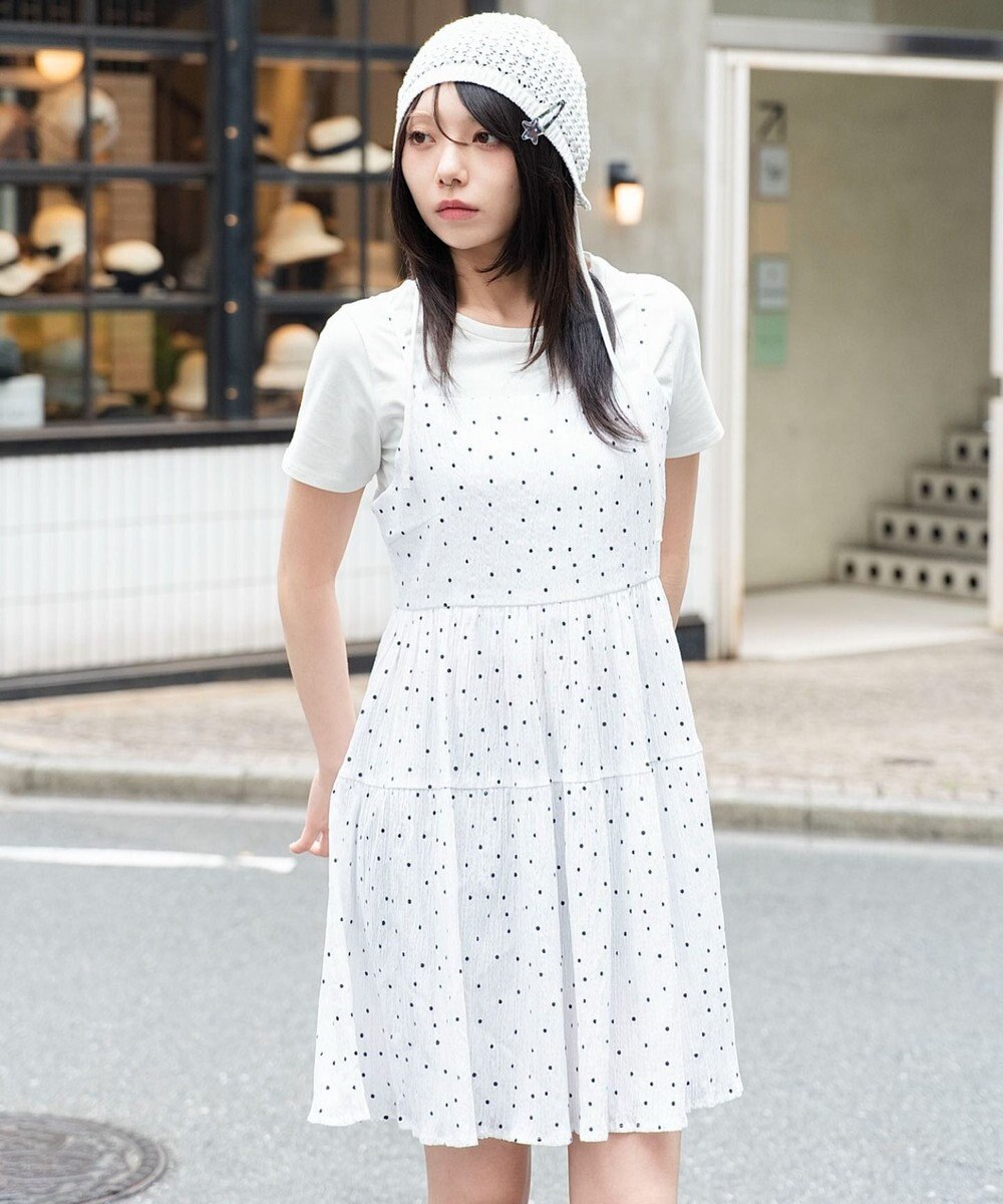 WEGO ティアードキャミワンピース 