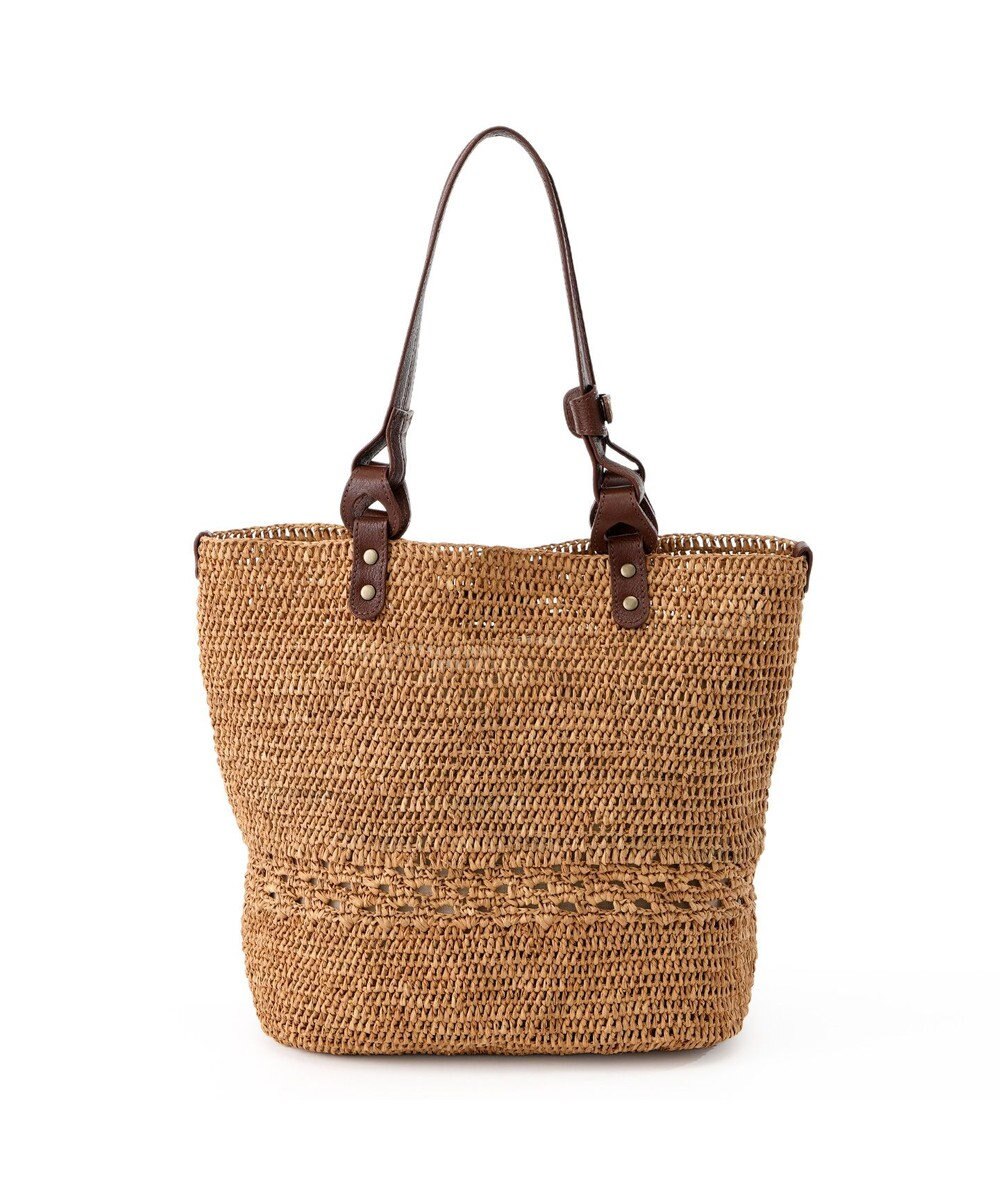 IBIZA ラフィア　セミショルダーバッグ 