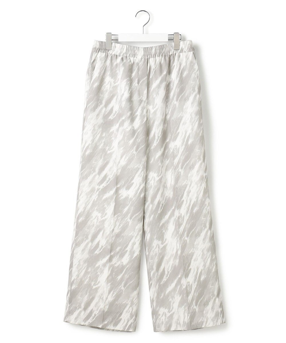 ICB L 【先行予約・WEB限定カラーあり】FluidBackSatin ワイドパンツ 