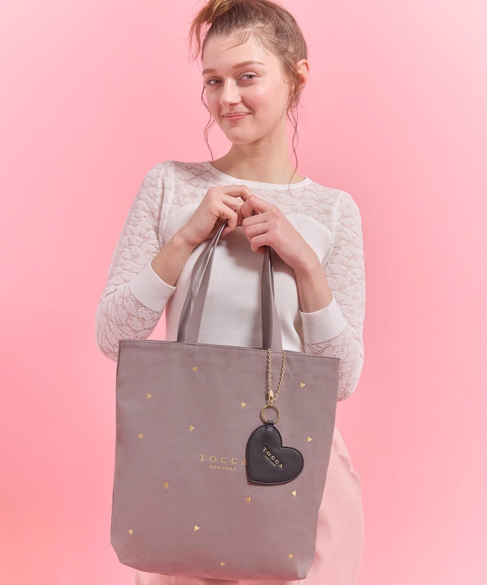 TOCCA 【chayさん着用】【WEB＆一部店舗限定・A4サイズ対応】LUCKY TWINKLE CANVASTOTE キャンバストートバッグ 