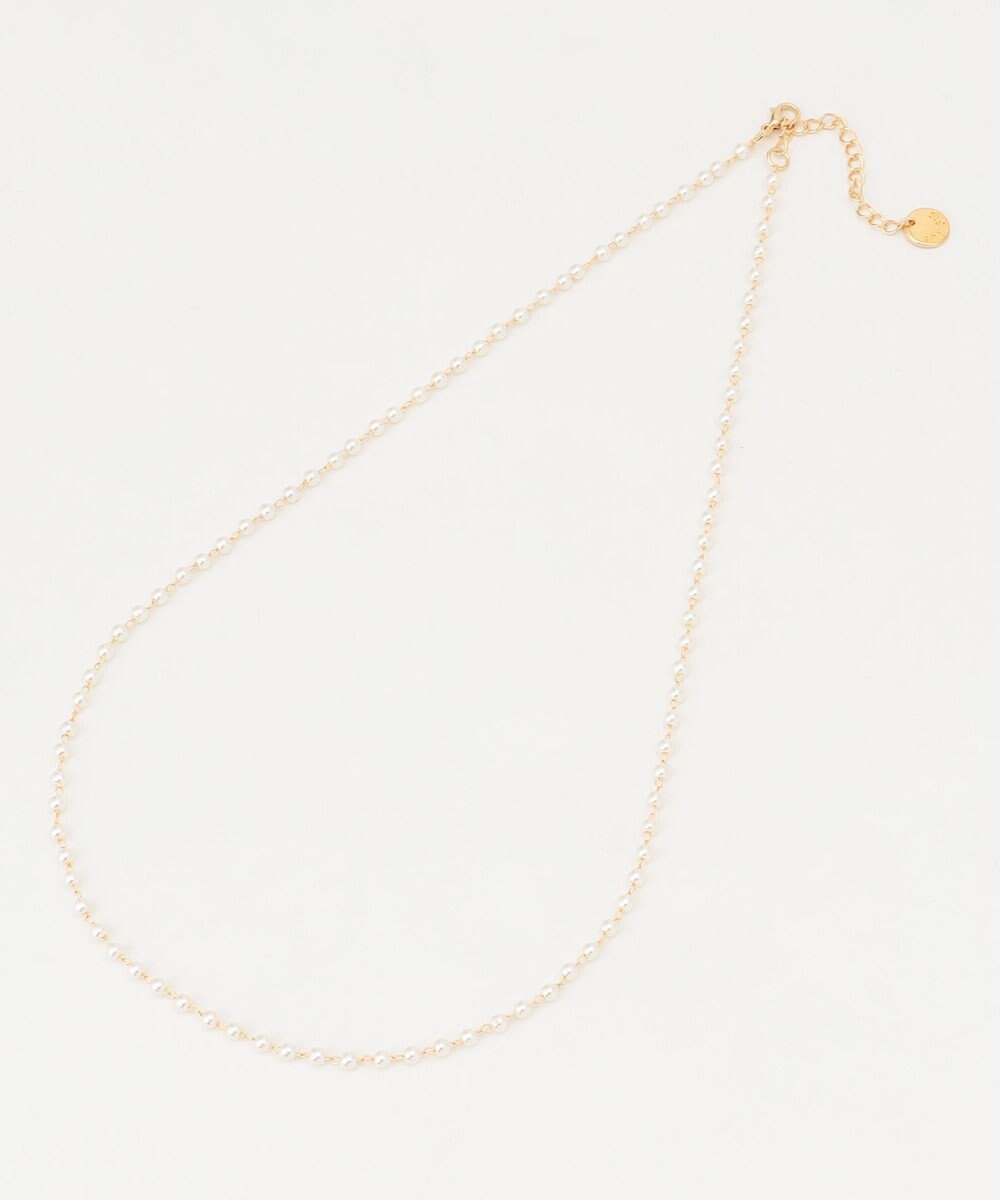 ANY SIS ロンデルパール調2連 ネックレス 