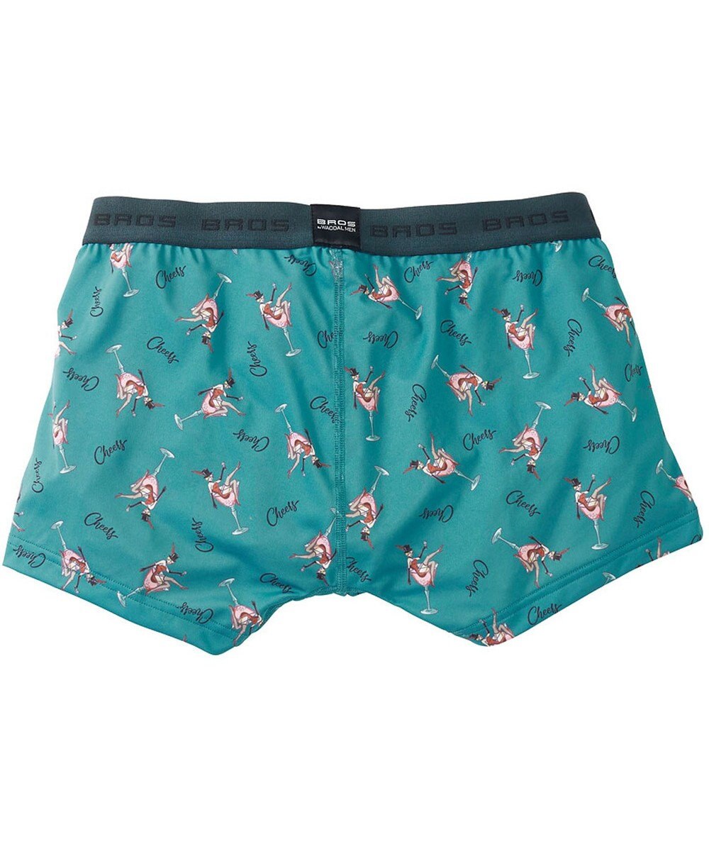 WACOAL MEN ボクサーパンツ【キモチ届けるパンツ】フロント快適設計 肌あたり軽減設計 前閉じ 下着 オリジナルメッセージカード付き GT3424 /ブロス バイ ワコールメン 