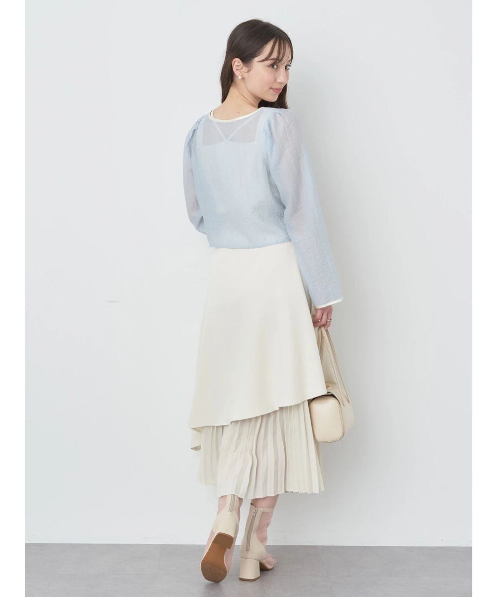 earth music&ecology シアーパイピングシャツ 