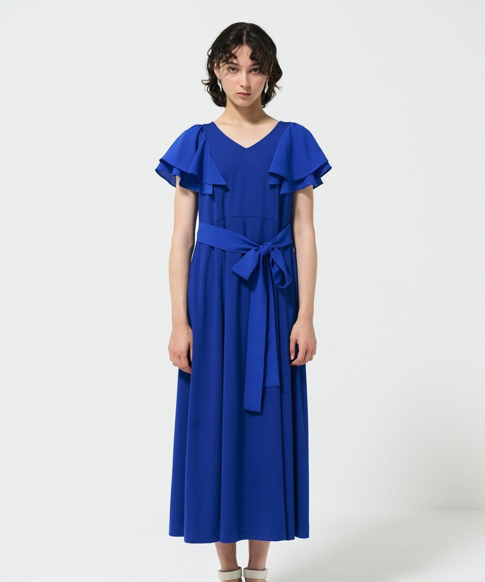 GRACE CONTINENTAL フリルスリーブカットワンピース 