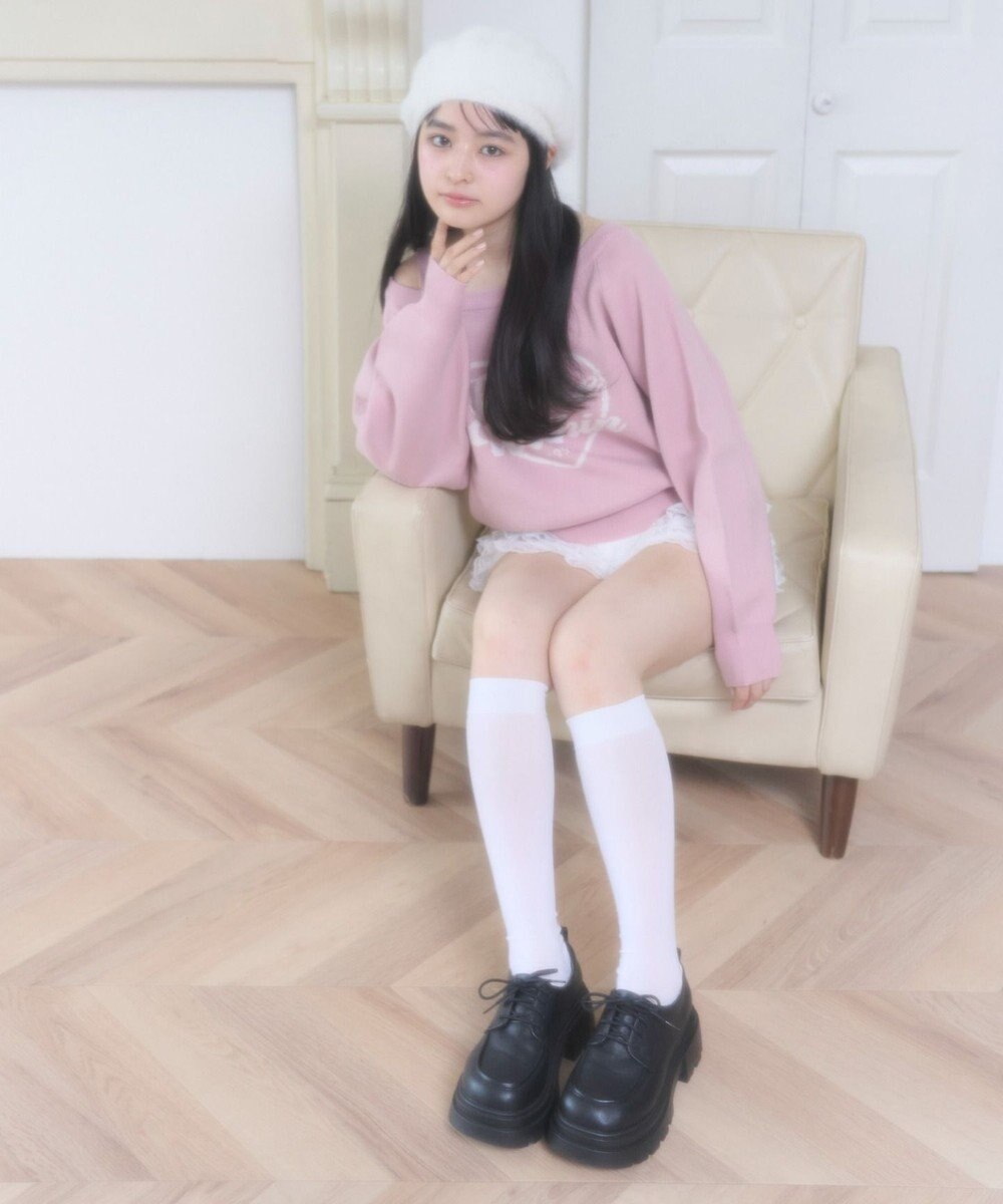 WEGO ハートワンショルニット 