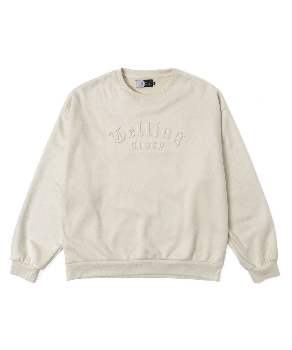 WEGO フェイクスウェードロゴプルオーバー 