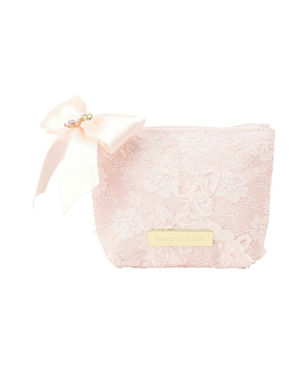 Maison de FLEUR 桜リボンポーチ 