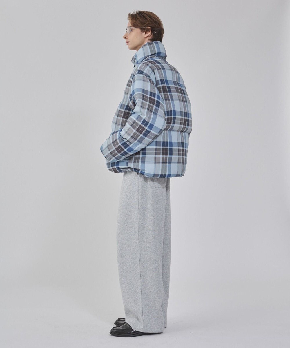 WEGO 【ユニセックス着用ITEM/MLサイズ展開】チェックパファーブルゾン 