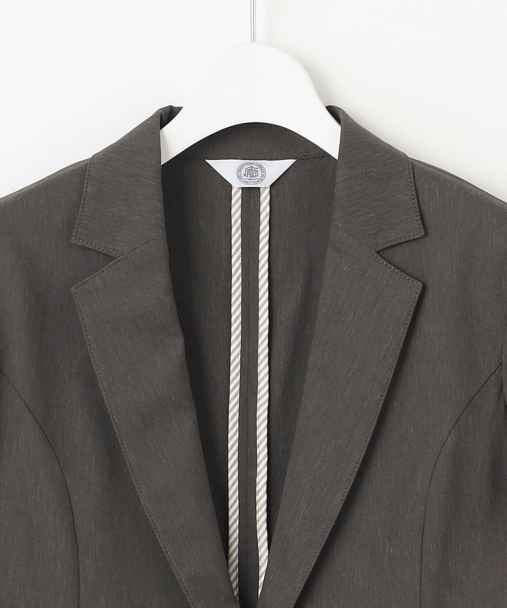 J.PRESS LADIES L 【セットアップ対応】セルロースリネンストレッチ テーラード ジャケット 