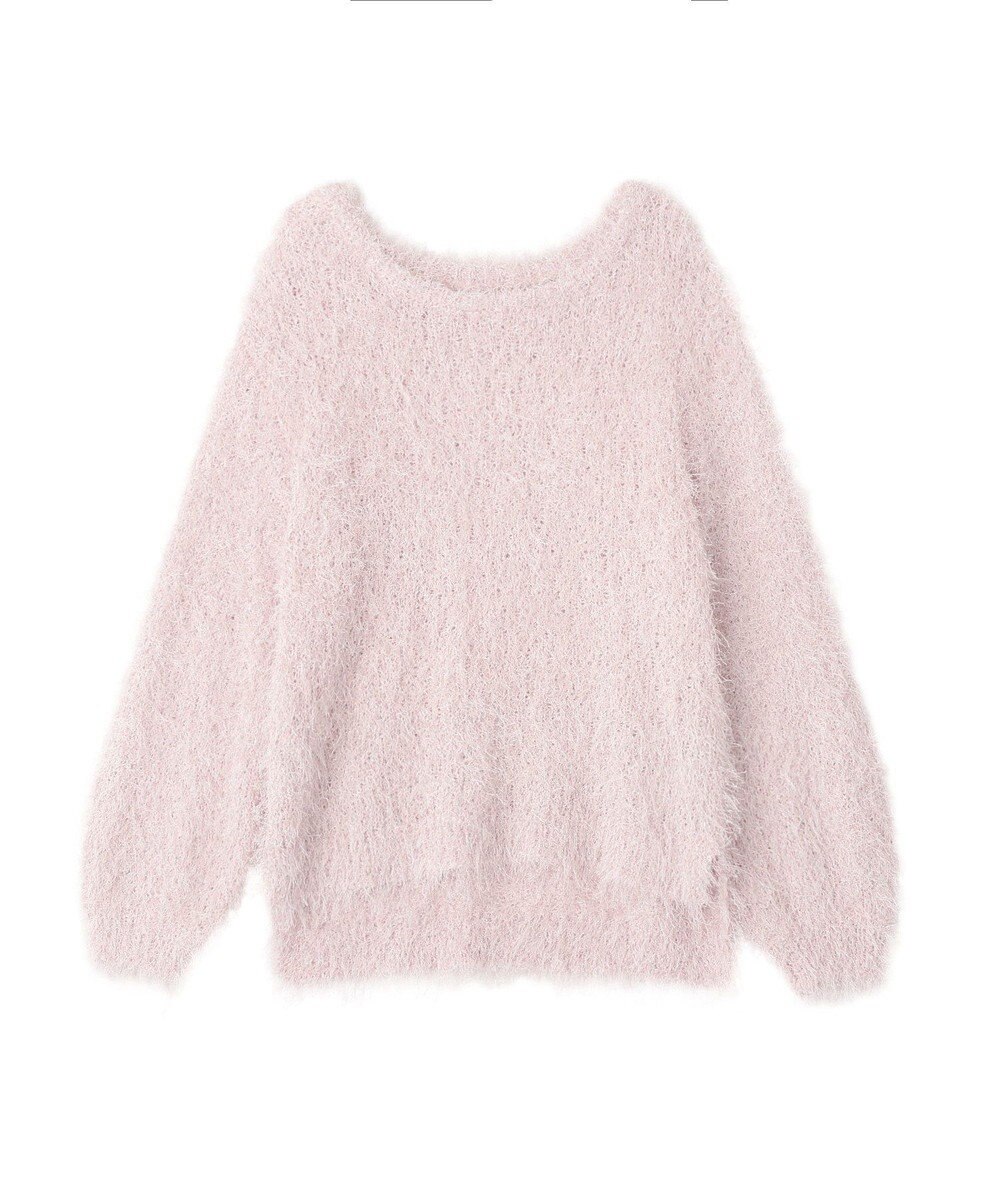 YECCA VECCA ラメ混シャギーニット 