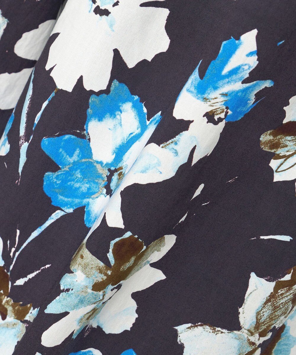 23区 【GOLD LABEL】ペインティングフラワープリント ワイドパンツ 