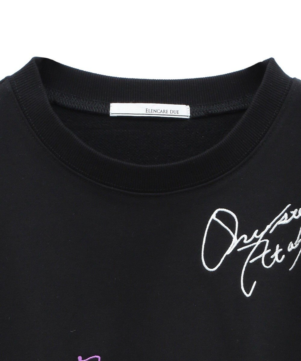 Green Parks ・ＥＬＥＮＣＡＲＥ　ＤＵＥ　ロゴ刺繍ショートスウェッ 