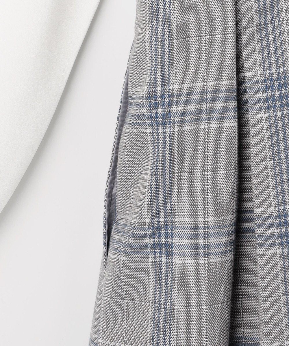 組曲 KIDS 【150-170㎝】 チェックワンピース＆T/Rジャケットセット 