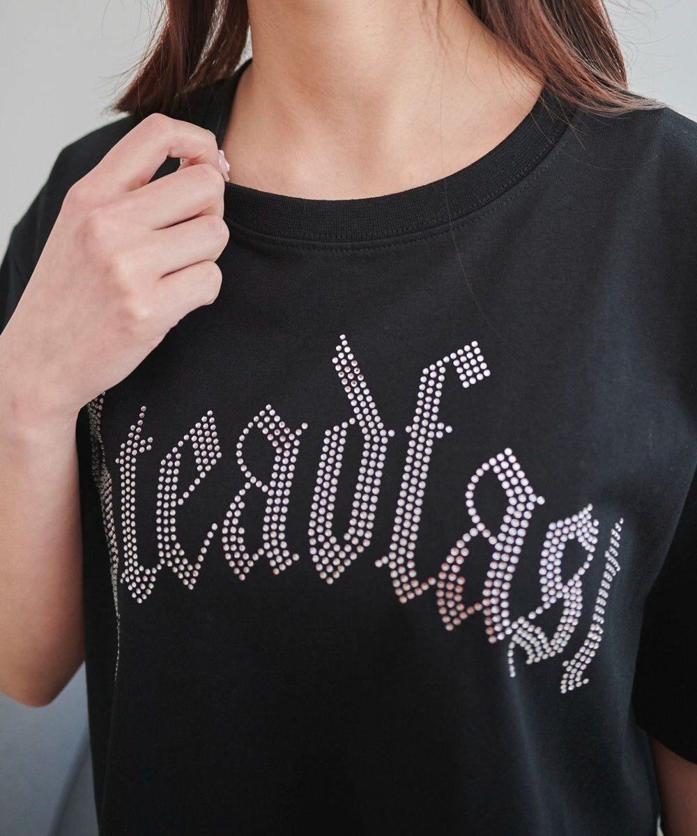 WEGO ラインストーンショートT 