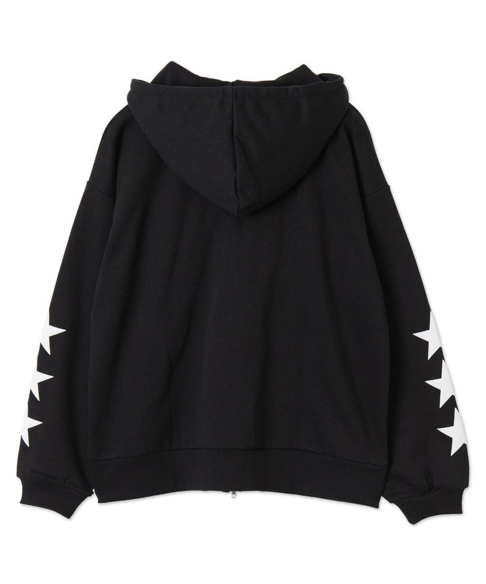 WEGO ナンバリング裏起毛BIGジップパーカー 