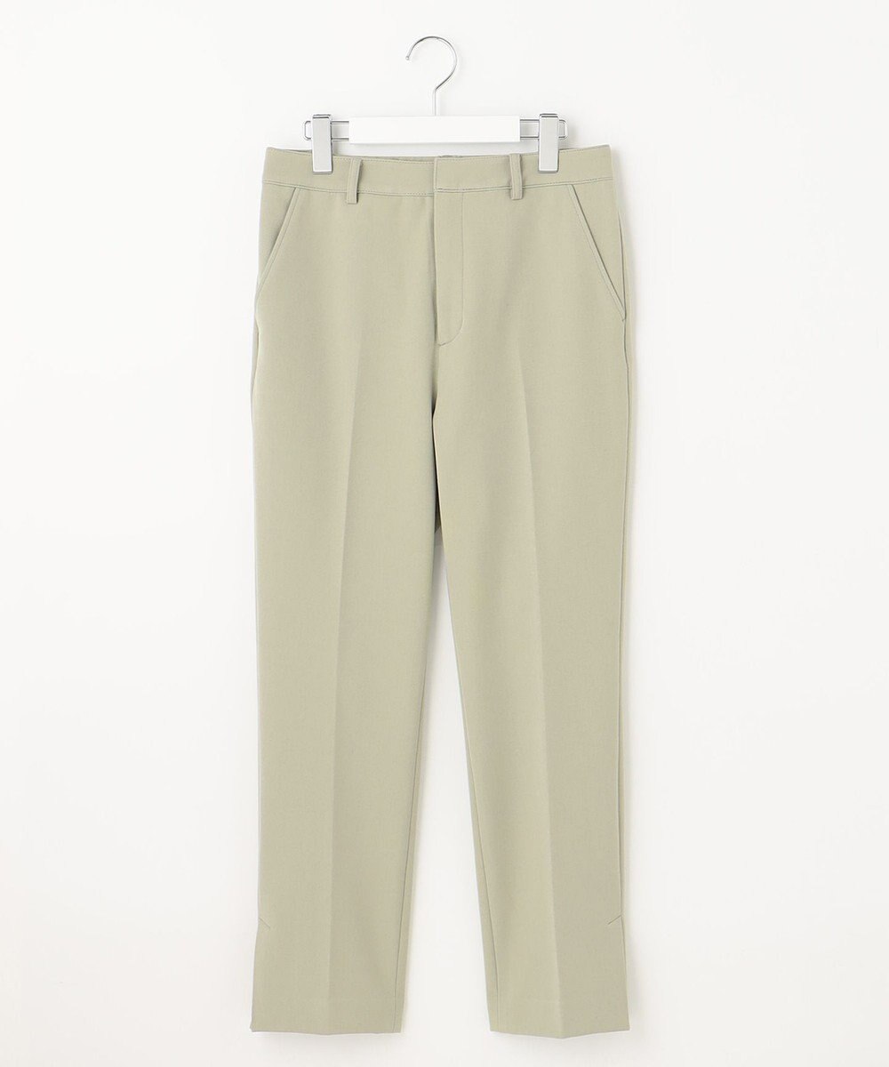 J.PRESS LADIES 【洗える】40/2NEWESTバックピーチ テーパード パンツ 