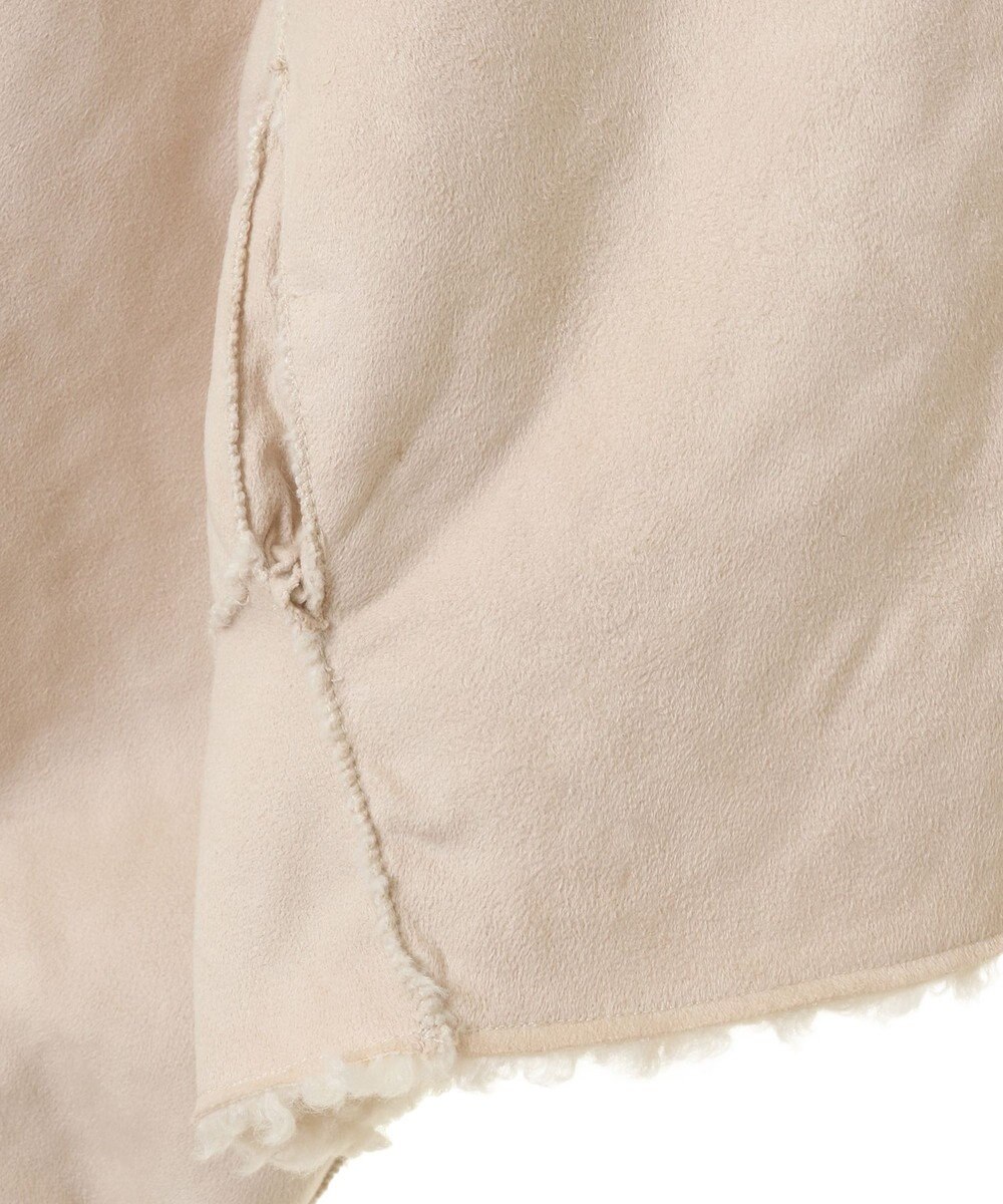 earth music&ecology リバーシブルフェイクムートンショートブルゾン 