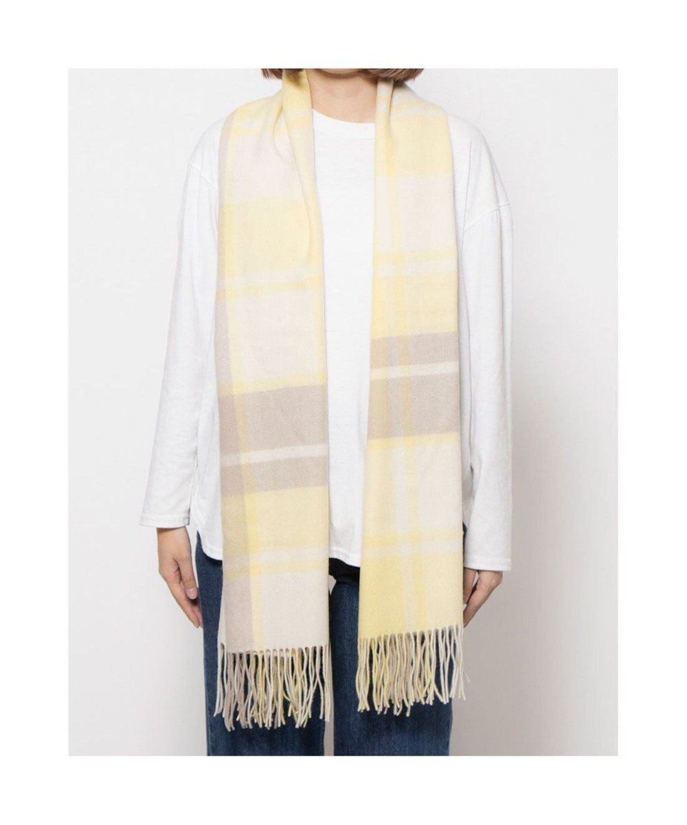 UNBILLION カシュネ cache nez / ウールチェックストール 