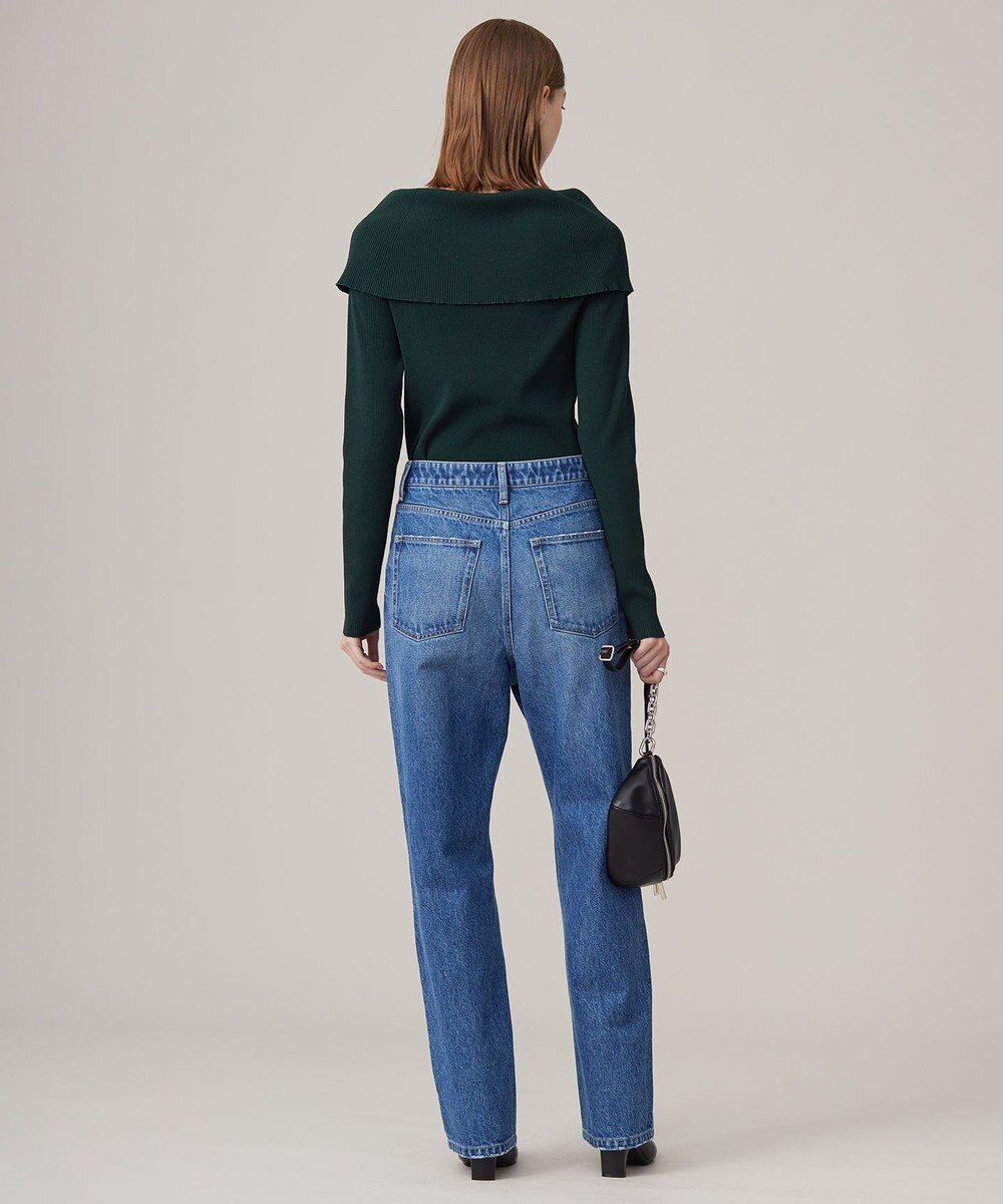 ICB L 【CLASSY.1月号掲載・洗える】ウォーターリサイクルデニム カーブパンツ 