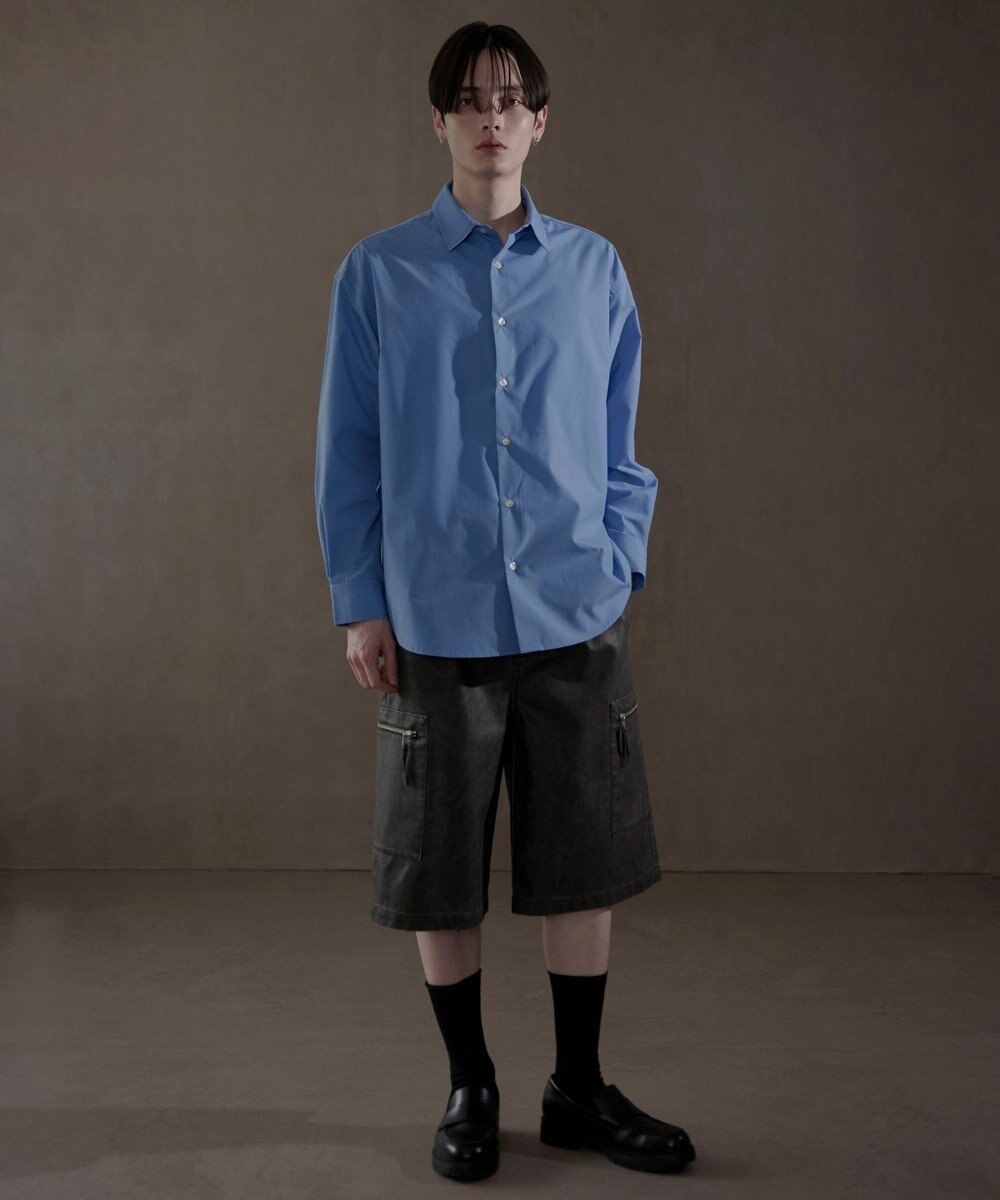 WEGO ブロードルーズシャツ 