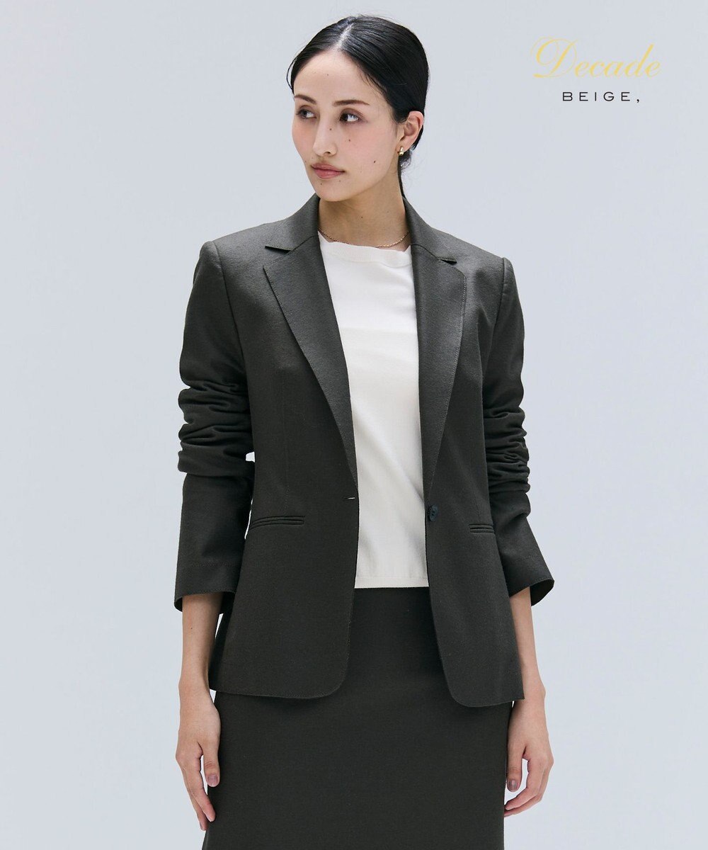 BEIGE， 【セットアップ対応】CORBY / ウールテーラードジャケット 