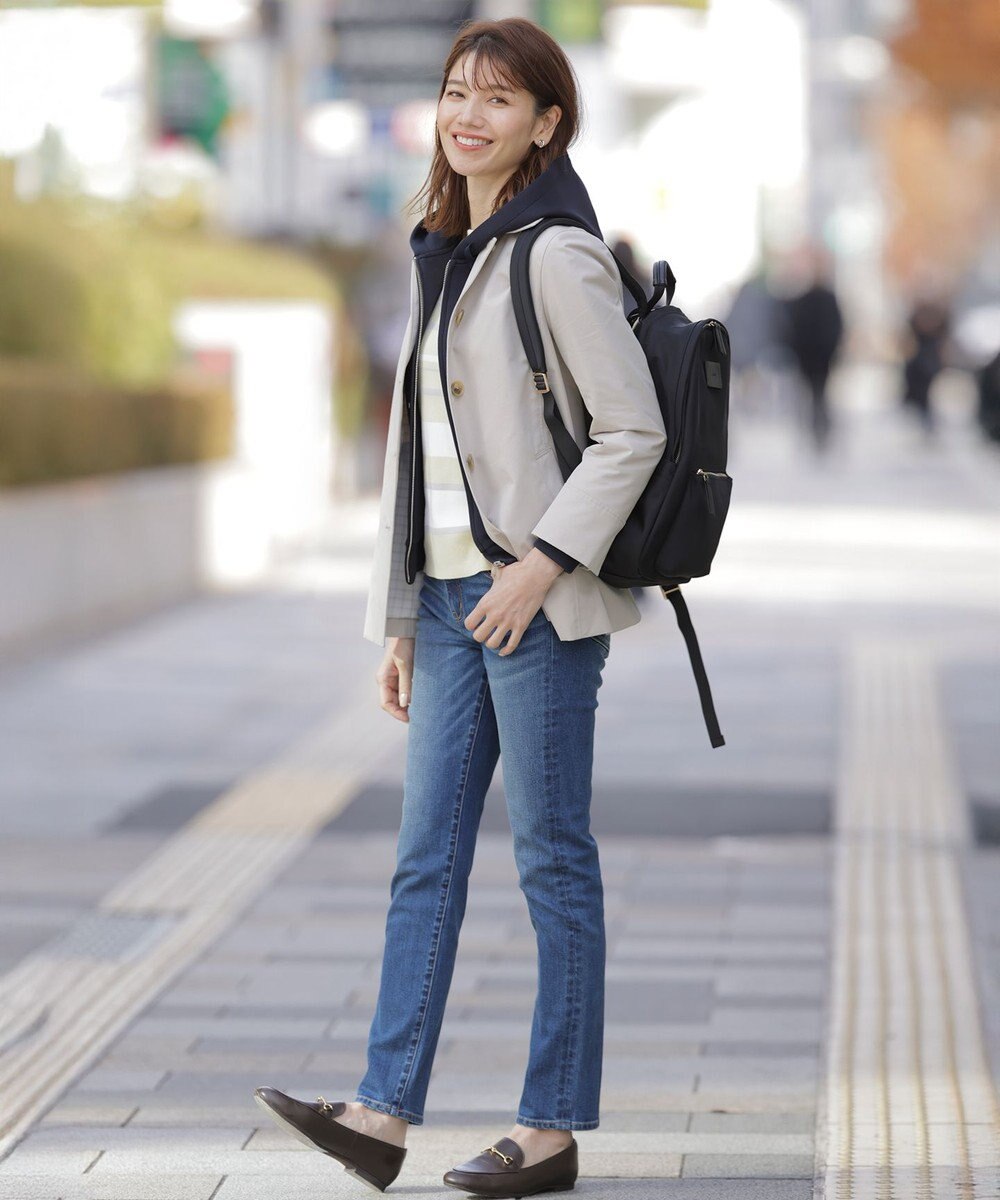 J.PRESS LADIES S 【撥水・WEB限定カラーあり】コットンポリエステル ツイル ショート コート 