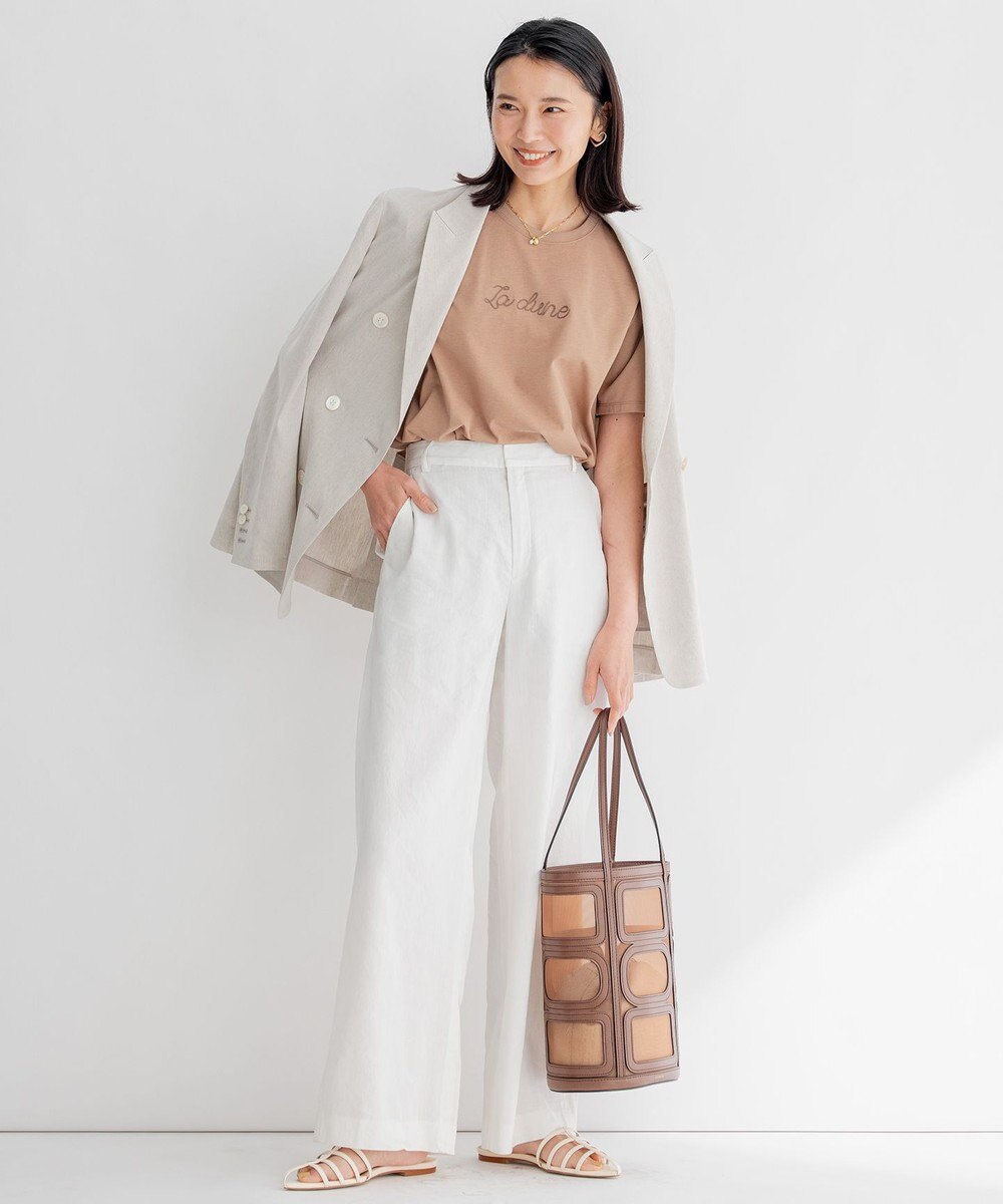 23区 【洗える】La dune ロゴTシャツ 