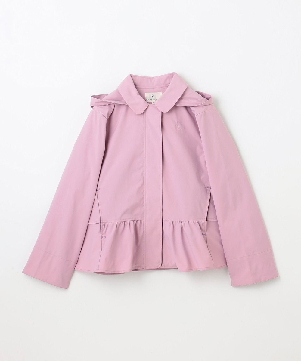 組曲 KIDS 【150-160㎝】【撥水】フリル マウンパ 