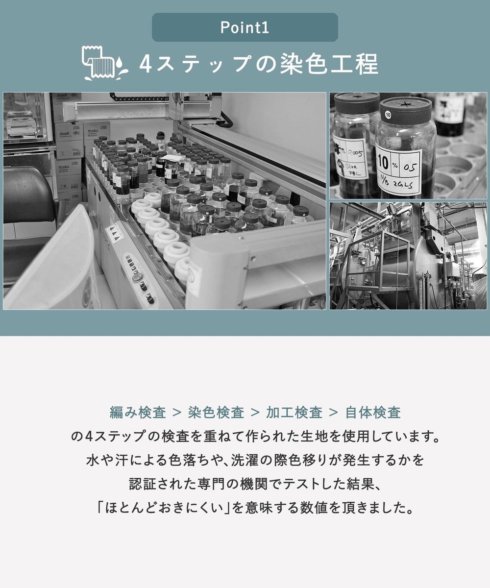 Tiaclasse 【GOLD LABEL・洗える】パールボタン付きポンチワンピース 